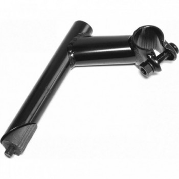 Black Steel Expander Stem 80mm for 25.4mm Handlebars and 22.2mm Forks - 1