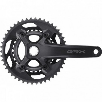 Pédalier Shimano GRX FC-RX600 2x11V 46/30T 170mm Noir pour Gravel - 1