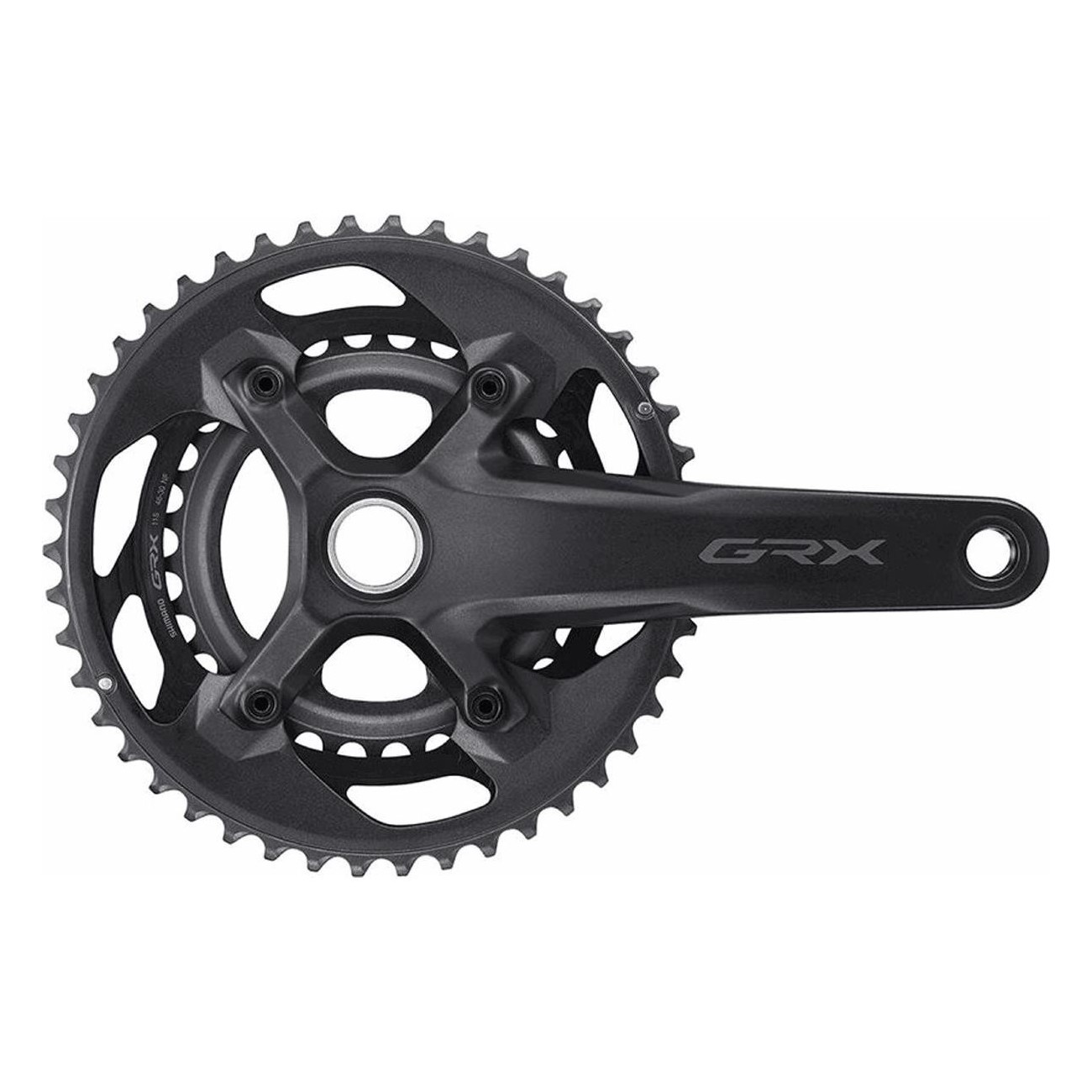 Bielas Shimano GRX FC-RX600 2x11V 46/30T 170mm Negro para Gravel - 1