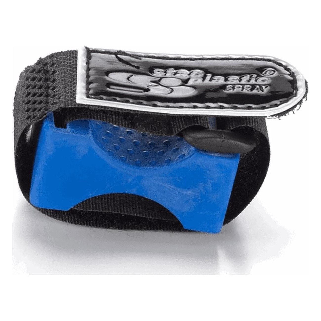 Support de Pompe Bleu en Plastique avec Fixation Velcro - Résistant et Pratique - 1