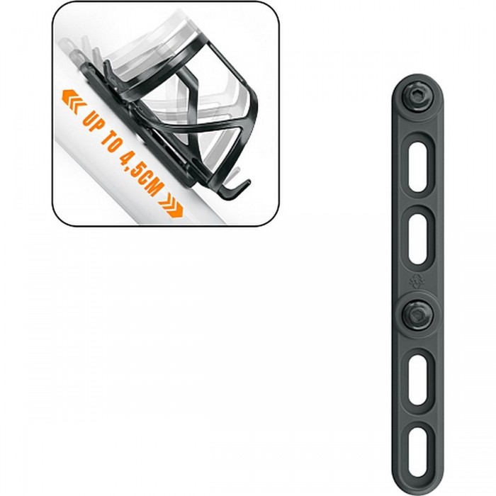 Adattatore Portaborraccia Cage Shifter Nero - Compatibile con Fori Telaio Bici fino a 4,5 cm - 1 - Altro - 4002556061883