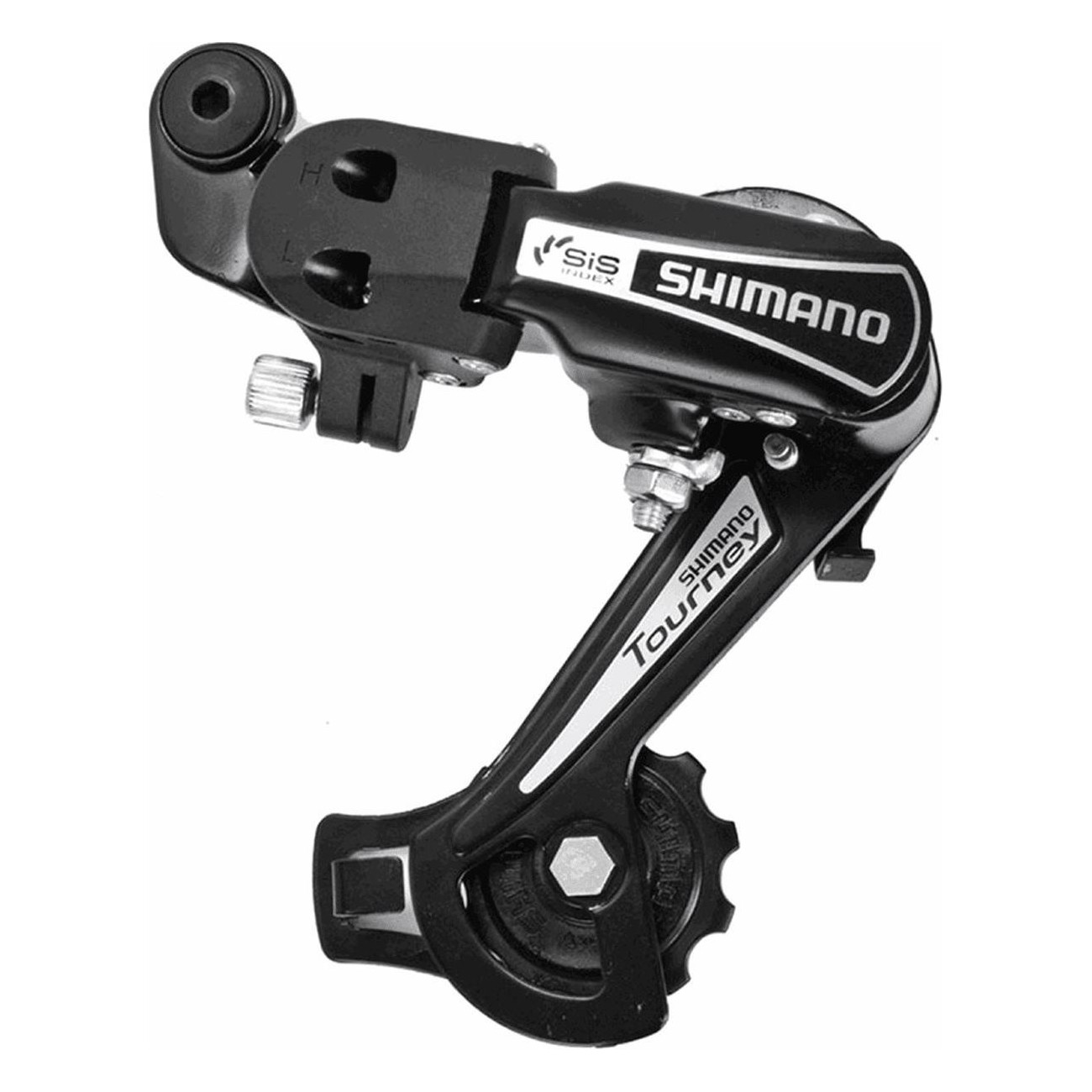 Dérailleur MTB Shimano TY21 3x6/7V Noir avec Chape Longue - OEM - 1