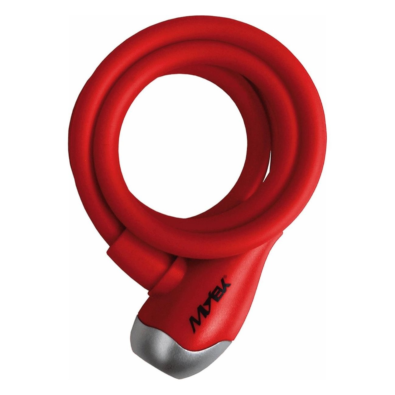 MVTEK 10mm x 1000mm Red Silicone Cable Lock - Bicycle Security - 1