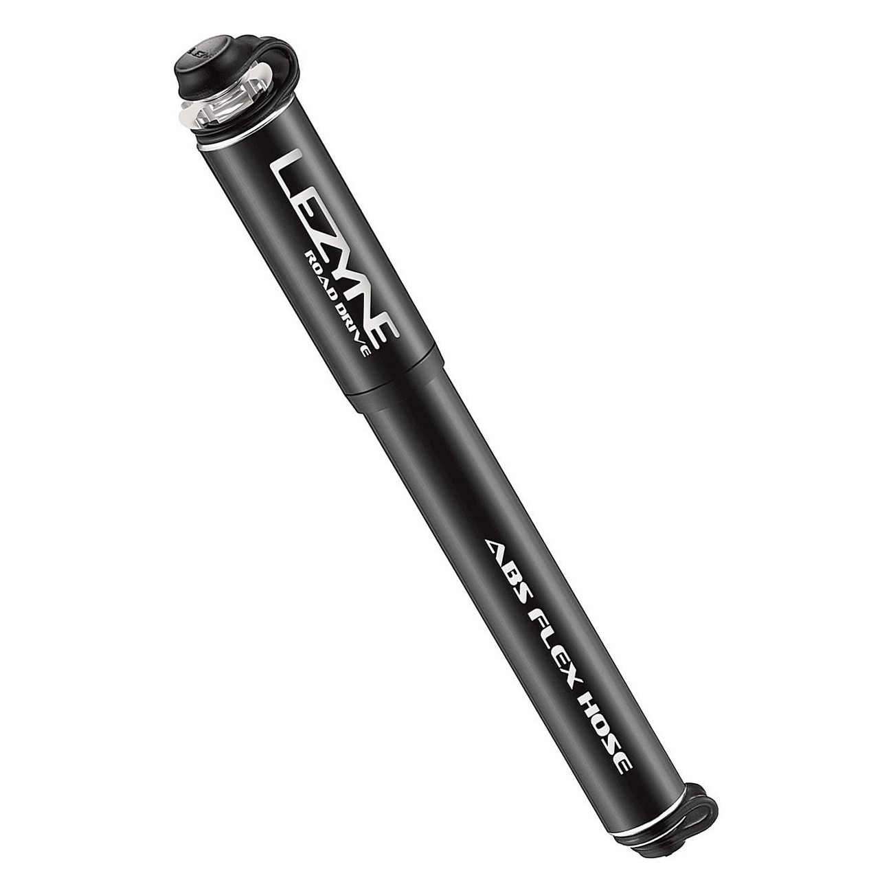 Lezyne Road Drive Handpumpe Medium Schwarz - Leicht und Kompakt bis 160 psi - 1