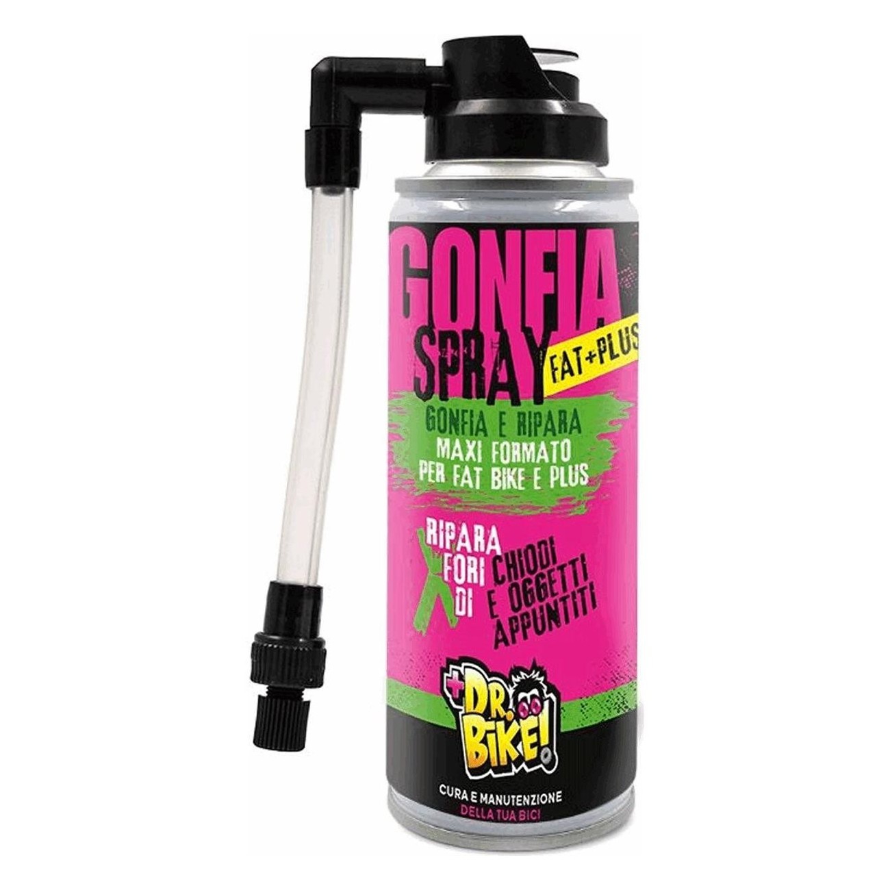 Spray Gonfia e Ripara Dr.bike per Fat Bike e Plus 200ml - 1 - Riparazione e rappezzi - 8005586229588