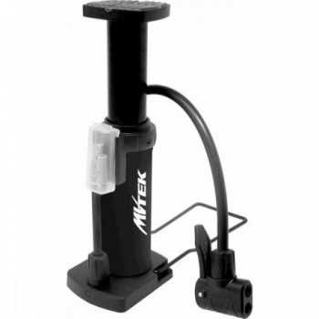 MVTEK 7 Bar Foot Pump for Bikes, Balls, and Inflatables with Dual Connector - 1