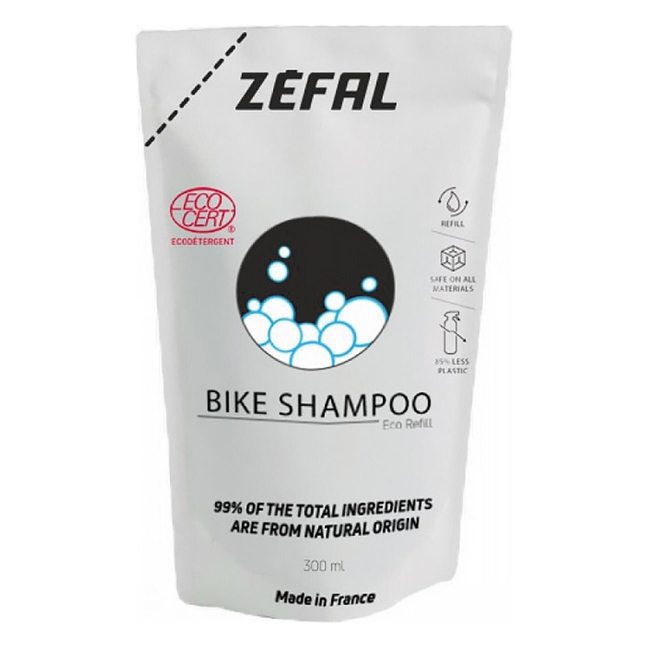 Ricarica Shampoo per Biciclette Zefal 300ml - Ecologico e Certificato Ecocert - 1 - Pulizia bici - 3420586601809