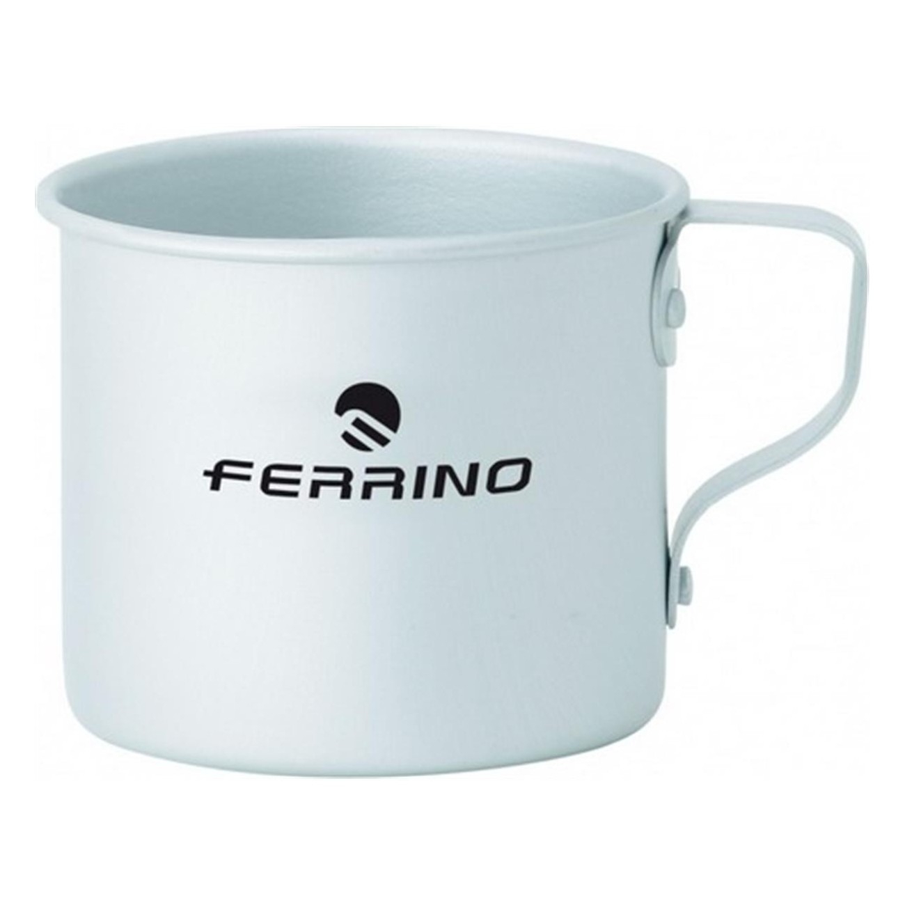 Taza de aluminio con asa para camping 9x7 cm 60g - 1