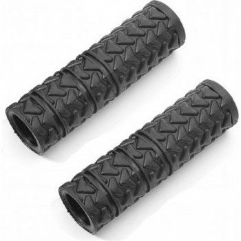 Poignées MTB Progrip 976 en Caoutchouc Noir - Confort et Contrôle, 125mm ø22mm - 1