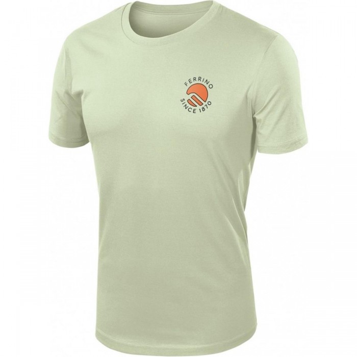 T-shirt unisex verde salvia XS cotone bio GOTS trekking - 1 - T-shirt e Camicie - 8014044013775