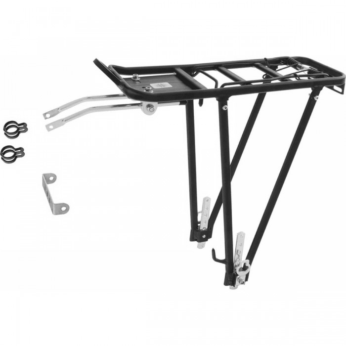 Universal Adjustable Aluminum Bike Rack for 24-28 Inch Bikes with 2 Rods - 1