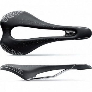 SLR Superflow Black Saddle 131x275mm in Fiber Tek - Lightweight & Comfortable, 185g - 1