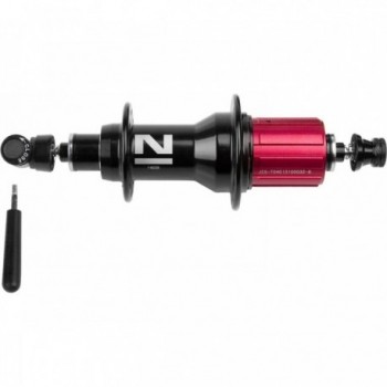 Buje de Ciclismo Novatec F482SB/AA Negro 24 Agujeros, 4 Rodamientos, 235g - Compatible Shimano y Campagnolo - 1