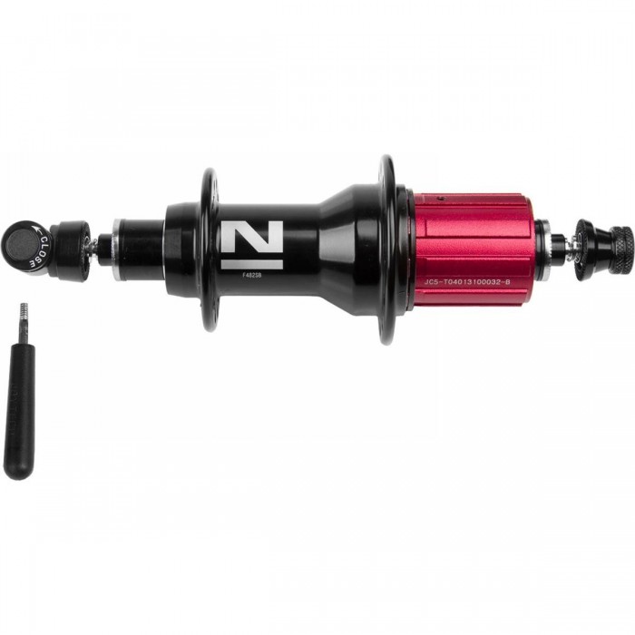 Mozzo Corsa Novatec F482SB/AA Nero 24 Fori, 4 Cuscinetti, 235g - Compatibile Shimano e Campagnolo - 1 - Mozzo - 0887539002695