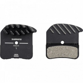 Shimano H03A Resin Brake Pads for 4 Piston - Compatible with Saint, Zee, Deore XT - 1