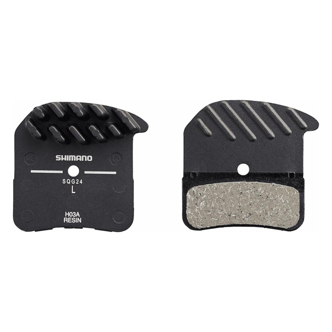 Shimano H03A Resin Brake Pads for 4 Piston - Compatible with Saint, Zee, Deore XT - 1