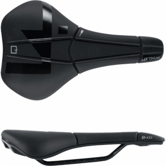 Proxim W400 Saddle 250x163 mm Black for E-bike and Muscle Bikes - Comfort & Versatility - 1