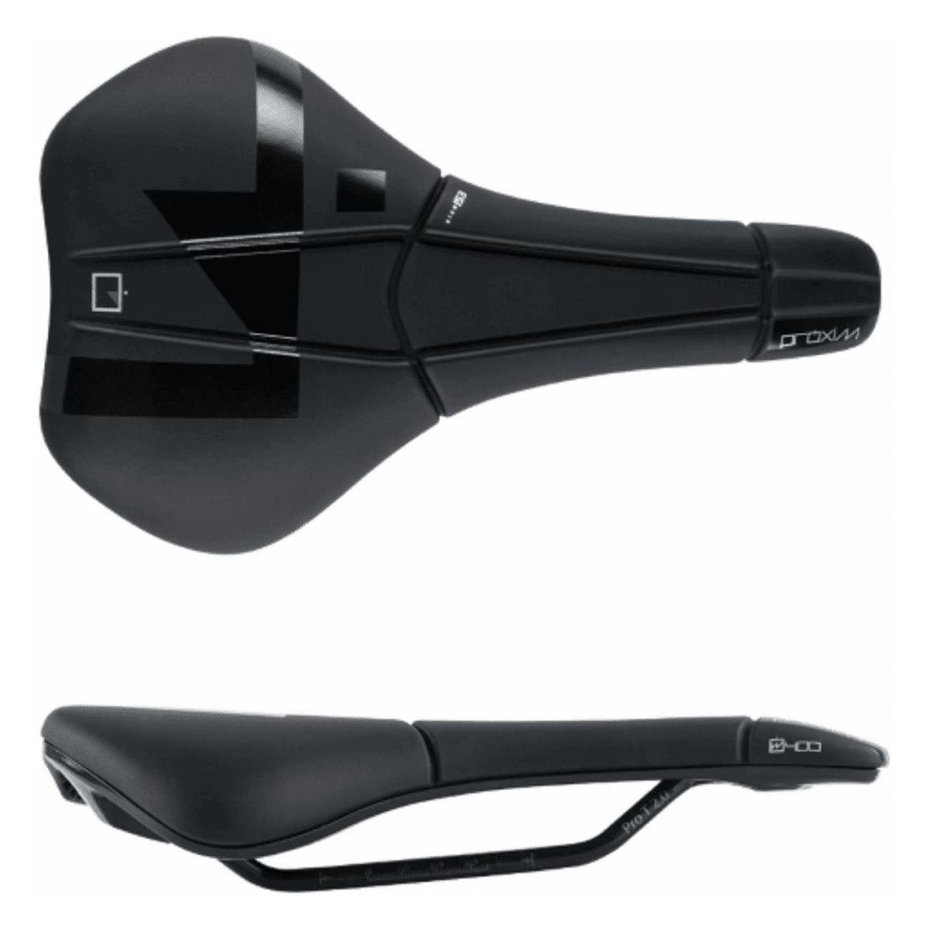 Proxim W400 Saddle 250x163 mm Black for E-bike and Muscle Bikes - Comfort & Versatility - 1