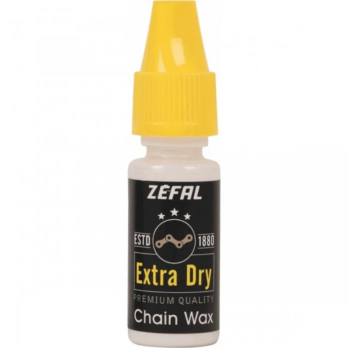 Zéfal Extra Dry Wax Kettenöl 10ml - Premium Wachs für Fahrräder, Schutz und Haltbarkeit - 1