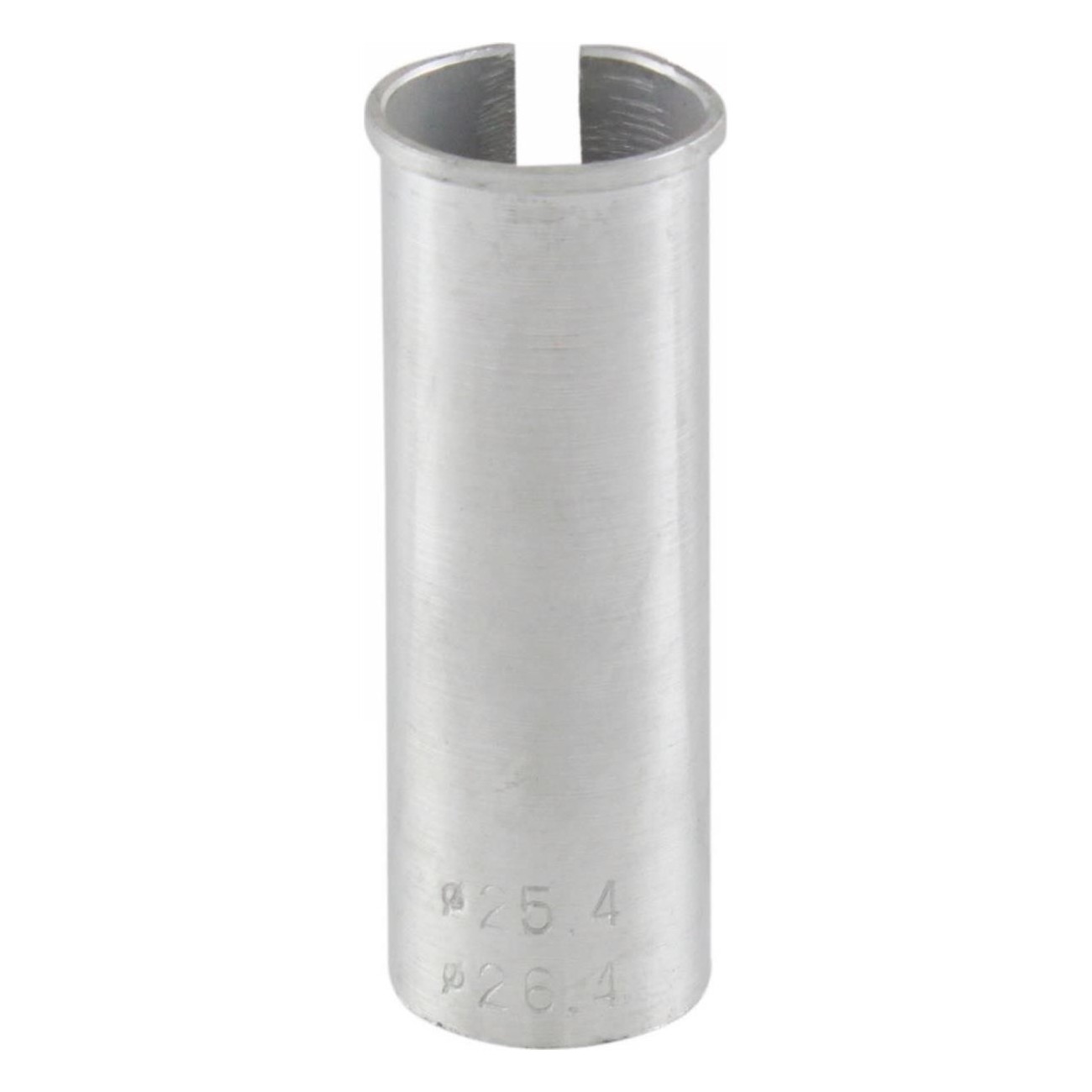 Aluminum Seatpost Adapter Silver 80mm, Inner Diameter 25.4mm, Pack of 10 - 1