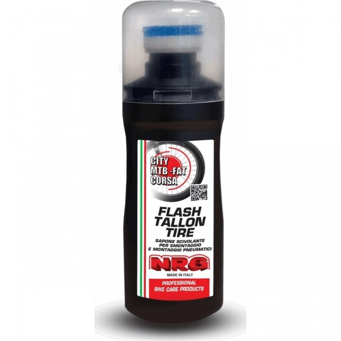 Lubrificante per Montaggio Gomme 100ml con Spugna Applicatore - Sapone Scivolante per Facilità e Protezione - 1 - Lubrificanti e