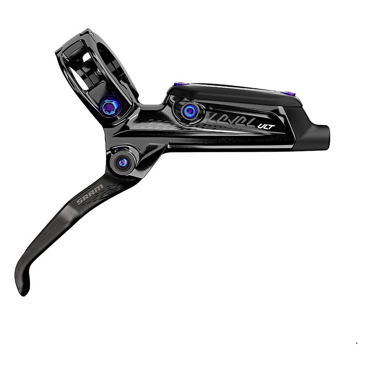 Level Ultimate Rear Disc Brake with Carbon Lever and Rainbow Hardware, 2000 mm - 1