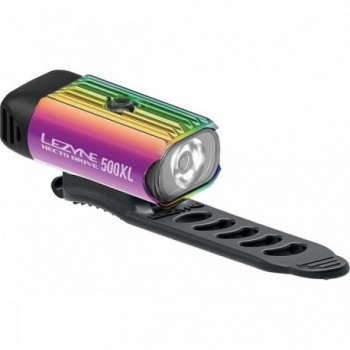 Hecto Drive 500XL Fahrradlicht 500 Lumen, 3 feste Modi und 2 Blitze, Neo Metallic - 1