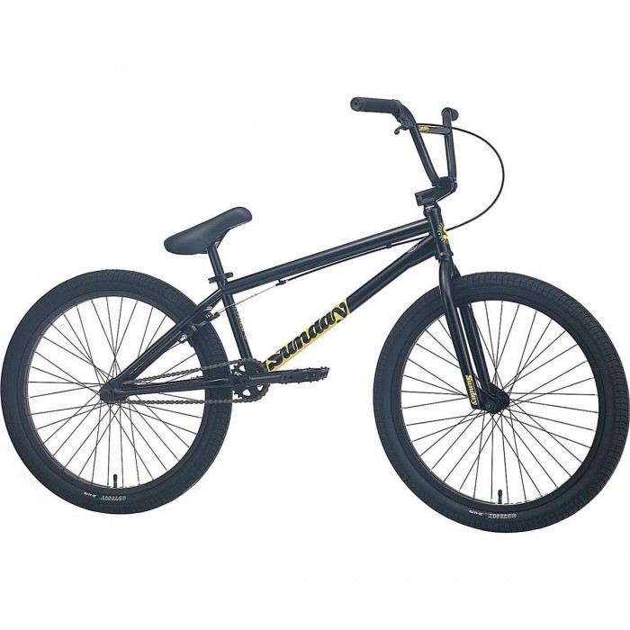 BMX Fahrrad Sunday Modell C 24' My2023 Schwarz - Ideal für Wheelie und Pumptrack - 1