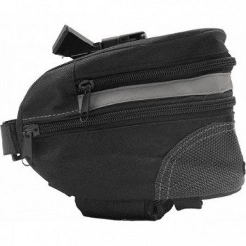 Sacoche de Selle Semi-Rigide Imperméable en Nylon 20x12x14 cm MVTEK - 1