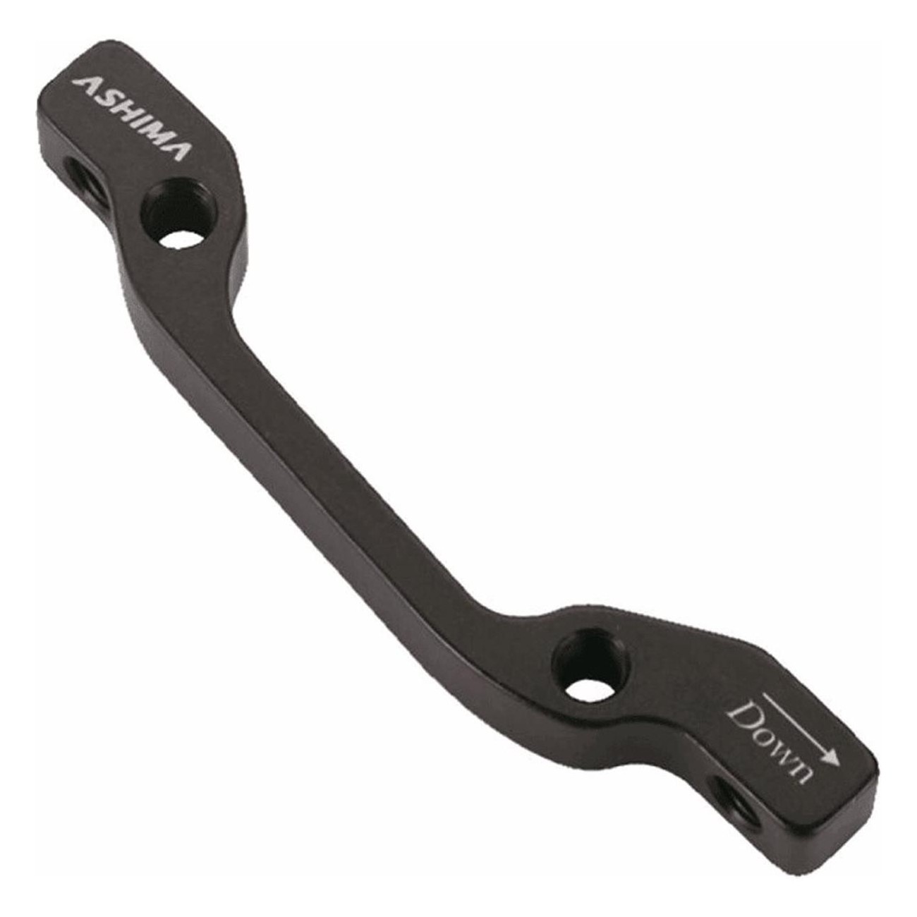 Adaptador de Pinzas de Freno AU06 Trasero 203mm Negro - Compatible Post Mount/IS, Marca ASHIMA - 1