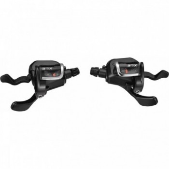 Leve Cambio Microshift SL-M760-2 10x2v per MTB Compatibili Shimano con Indicatore di Rapporto e Cavi Inclusi - 1 - Comandi - 