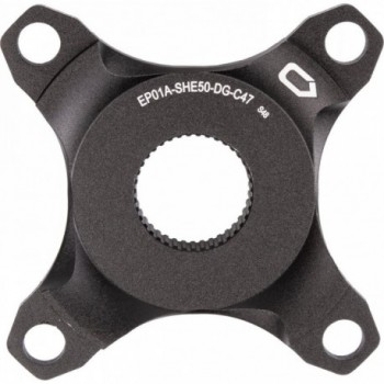 Shimano E5000 Spider aus schwarz eloxiertem Aluminium für Kettenführung, 47 mm - 1