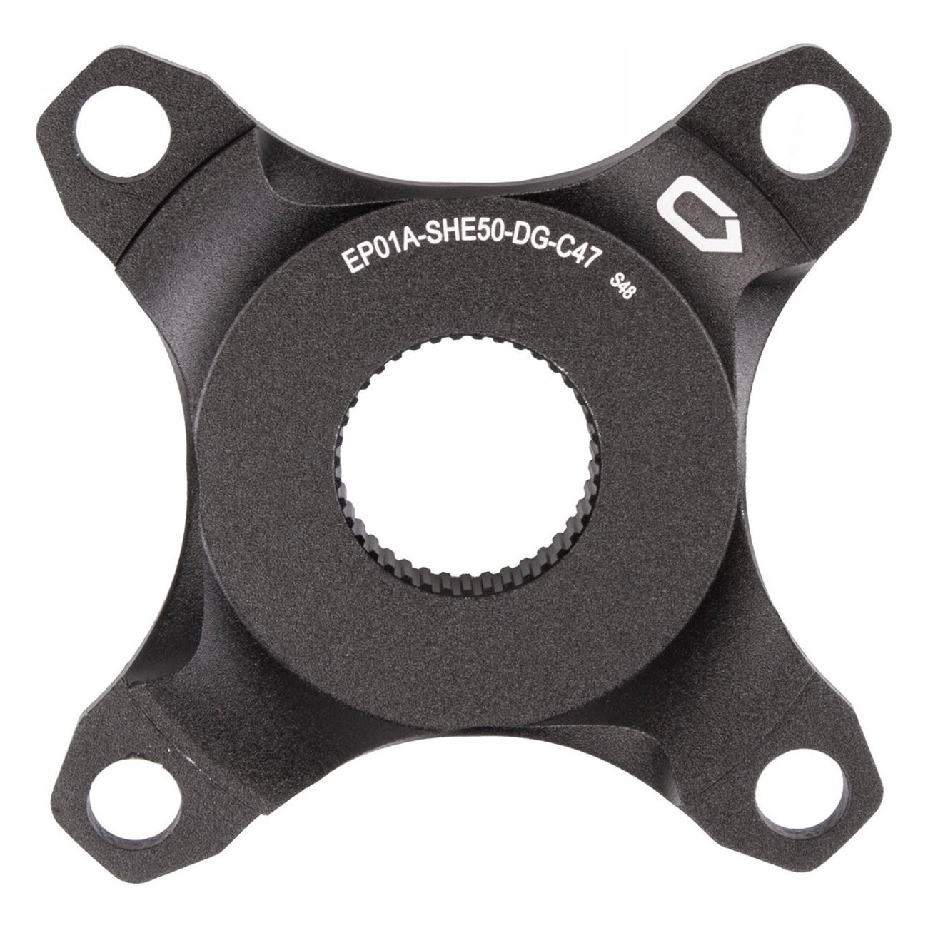 Araña Shimano E5000 de Aluminio Anodizado Negro para Paracadenas, 47 mm - 1