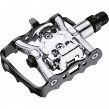 Aluminum Dual Function SPD Pedals 103x63mm, 390g - Versatile for Urban Use - 1