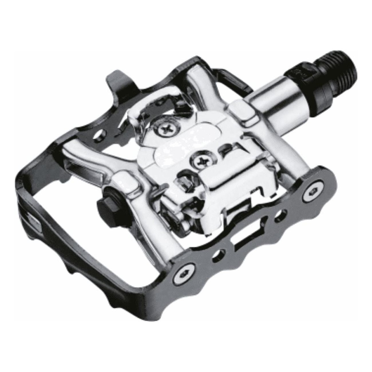 Aluminum Dual Function SPD Pedals 103x63mm, 390g - Versatile for Urban Use - 1