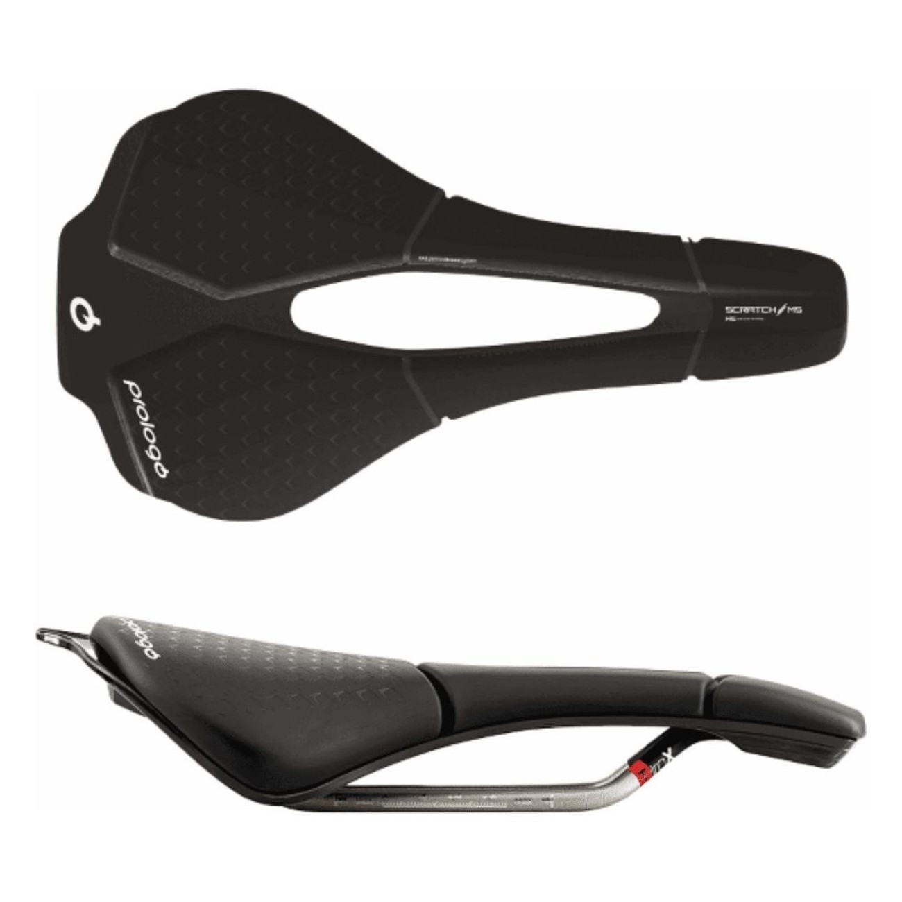 Scratch M5 Space 147mm Tirox Unisex Saddle - Ergonomic Comfort Hard Black - 1