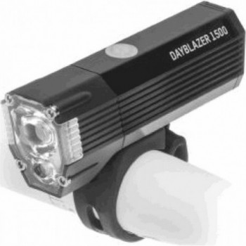 Dayblazer 1500 Lumen USB Waterproof Front Bike Light, Lightweight & Powerful - 1