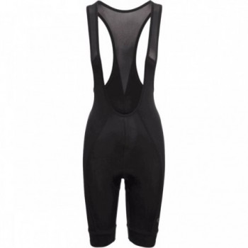 Kurze Sportliche Latzhose Damen Schwarz aus Atmungsaktivem Power Lycra - Größe S - 1