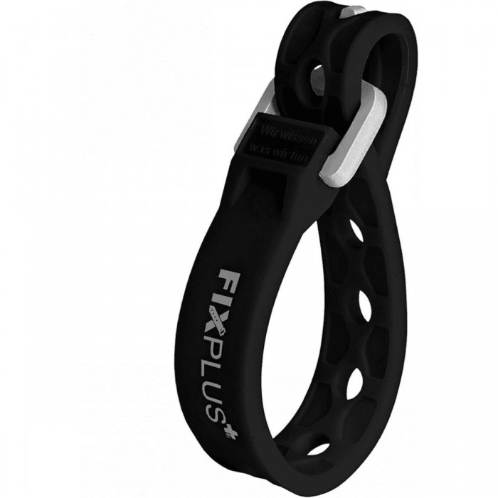 Pair of Fixplus 15cm Black TPU Straps, Durable and Versatile - 2 Pieces - 1