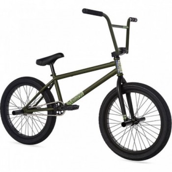 Matte Military Green Bicycle - Cro-Mo Frame, Street Geometry, U-Brakes - 1