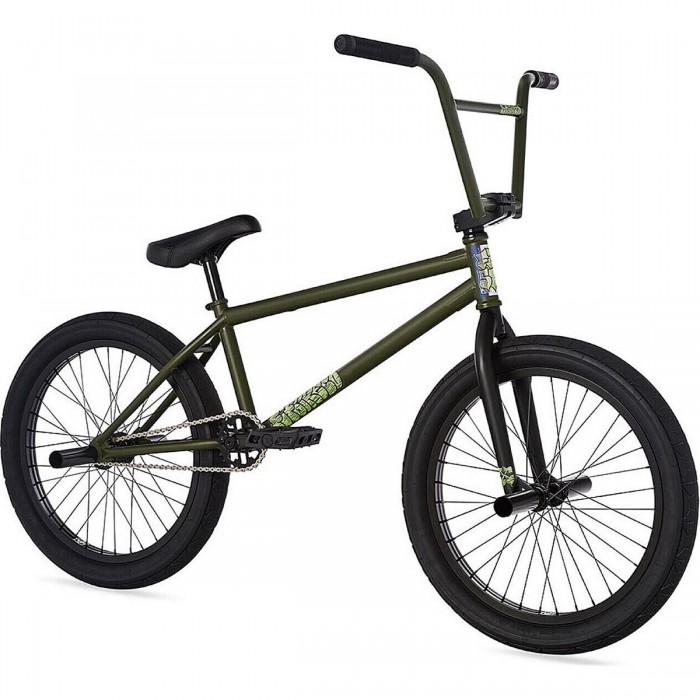 Bicicletta Verde Militare Opaco - Telaio Cro-Mo, Geometria Street, Freni a U - 1 - Bmx - 0745808299682