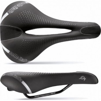 Lady Gel Superflow Black Saddle 135x262mm with FibraTek and Gel Technology - 1