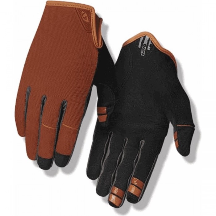 Gants Longs DND Rouge/Orange Taille M pour Cyclisme - Confort et Performance - 1