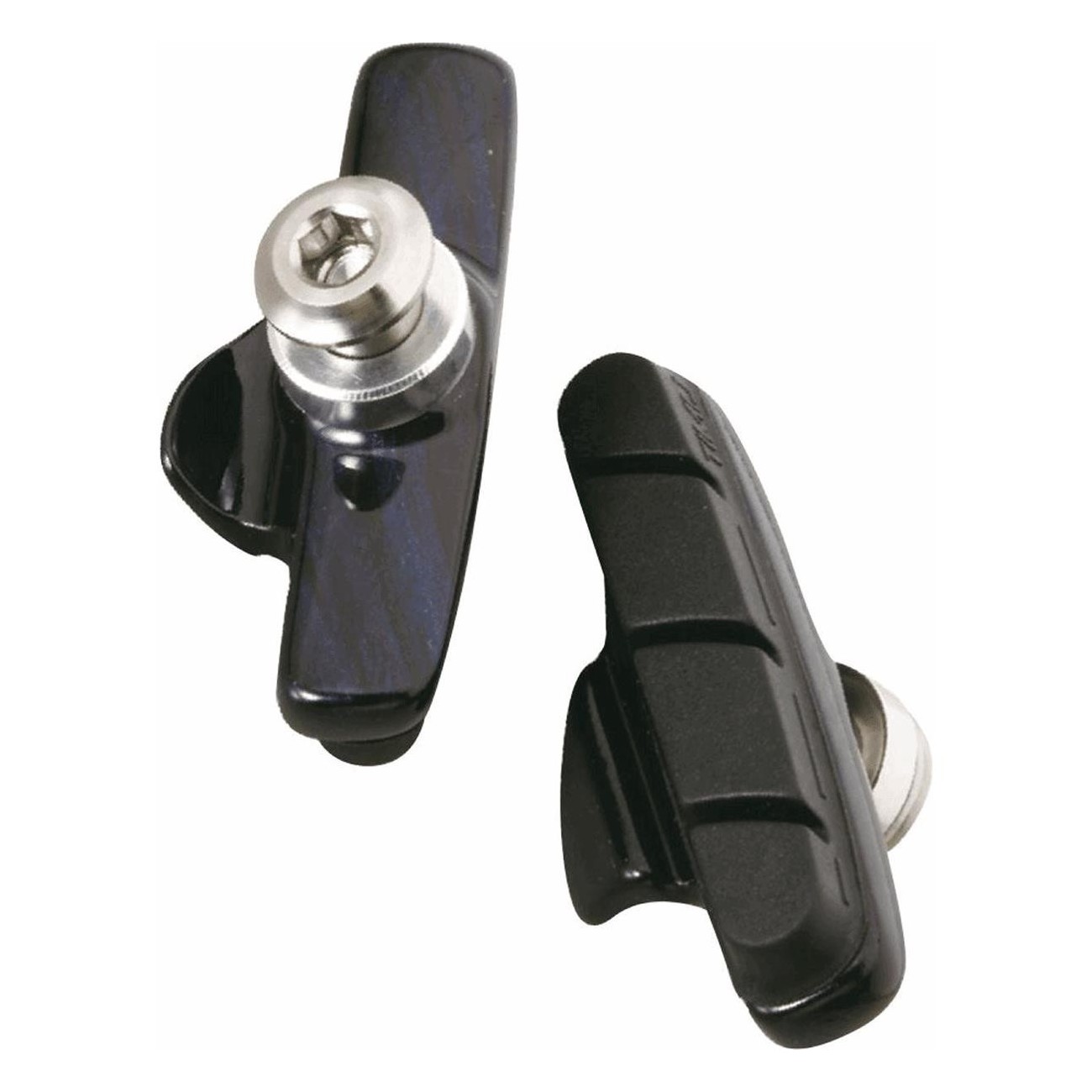 Campagnolo 55mm Black Aluminum Brake Pad Holders with ASHIMA Nut - 1