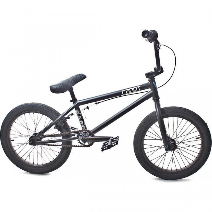 Bicicletta Verde Cadet 18' Nero Opaco - Telaio Acciaio Hi-ten, Freni U-brake, Pneumatici 18x2.1' - 1 - Bmx - 0876427062477