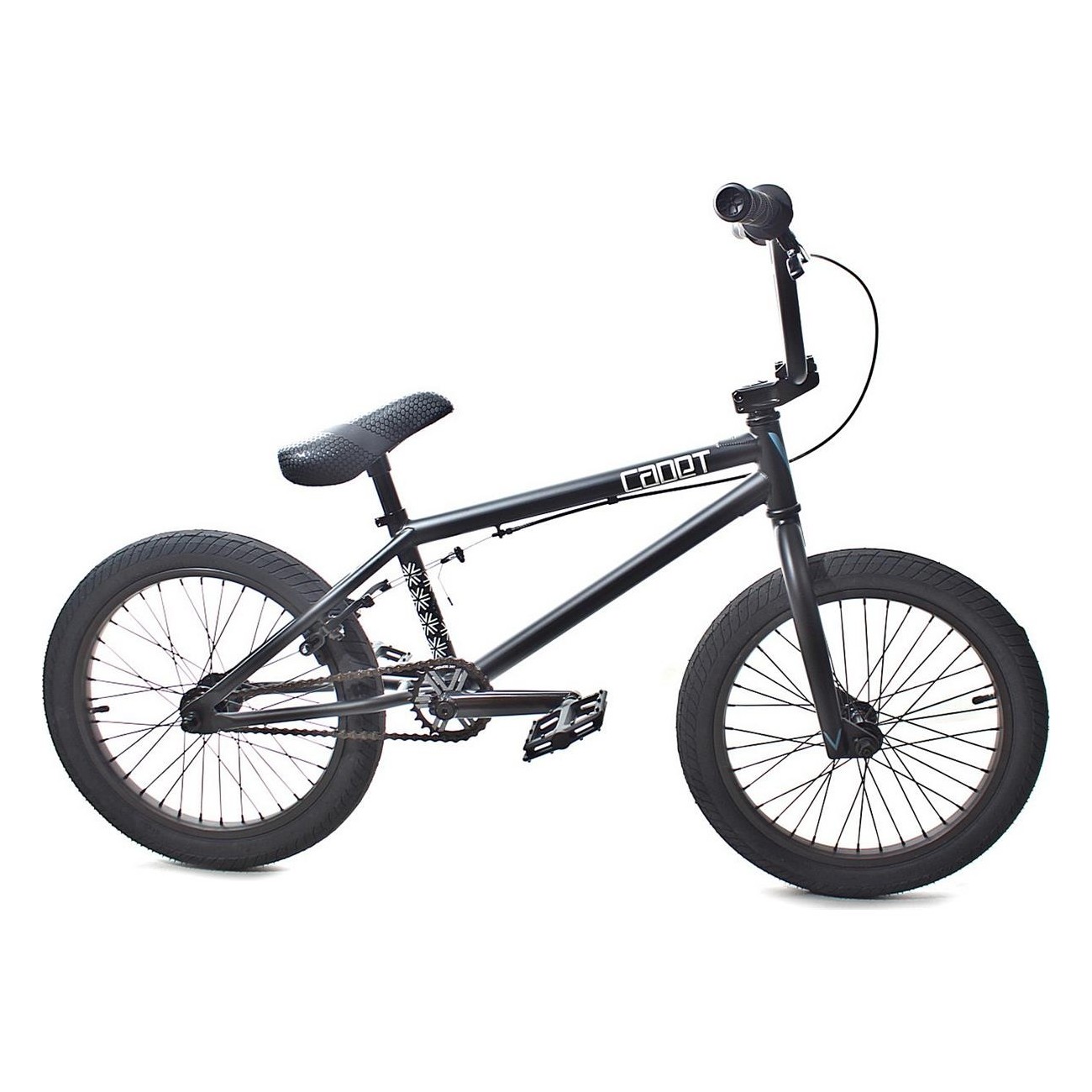 Grüne Cadet 18 Zoll Fahrrad Schwarz Matt - Hi-ten Stahlrahmen, U-Bremsen, 18x2.1'' Reifen - 1