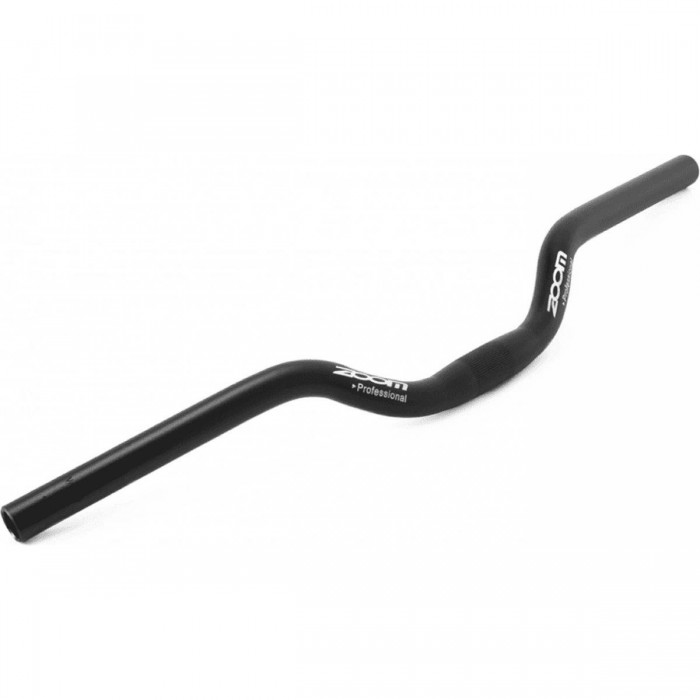 Black Aluminum Handlebar for City Bike 580mm Ø25.4mm with 60mm Rise - 1