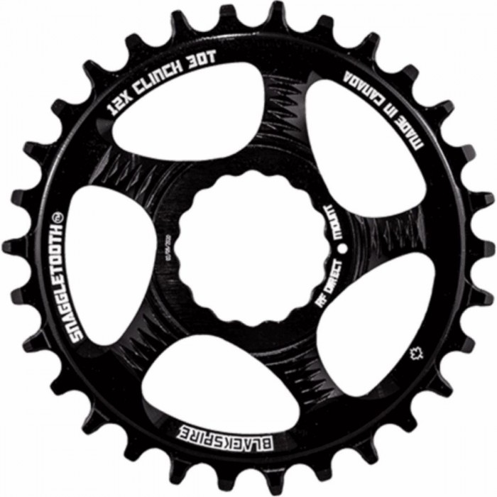 RaceFace 36T Snaggletooth MTB Chainring 11/12v Aluminum, 6mm Offset - 1