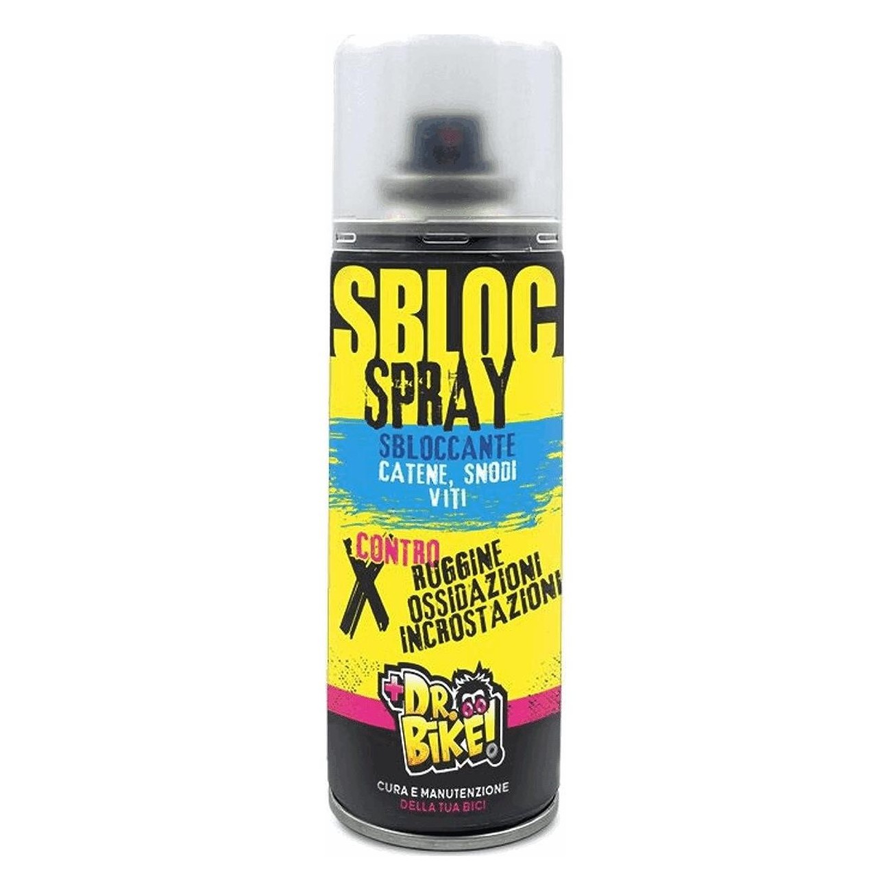 Dr.Bike Sbloccante Spray 200ml - Lubrificante Efficace per Meccanismi Bloccati - 1 - Lubrificanti e olio - 8005586230324