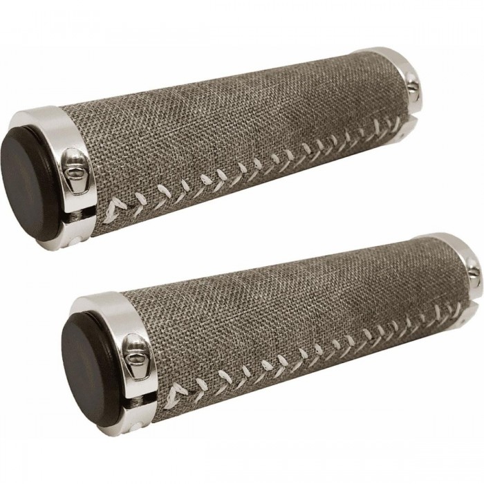 Pair of Sand Fabric Grips with Aluminum Collar - 127 mm - 1